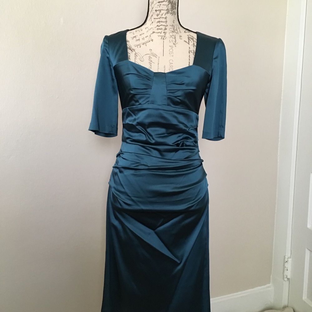 Suzi Chin, flattering, 3/4 sleeve, size 6